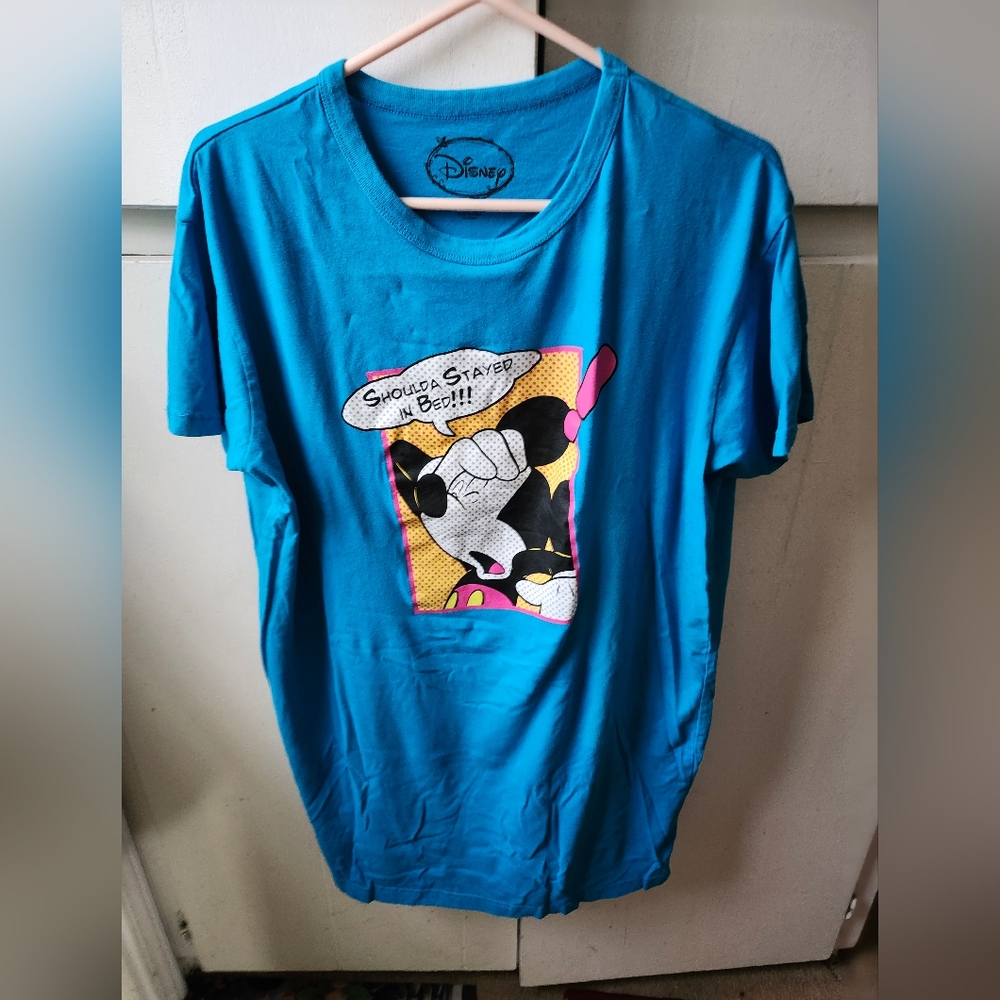 Disney Brand Mickey Sleepwear TShirt One Size Blue